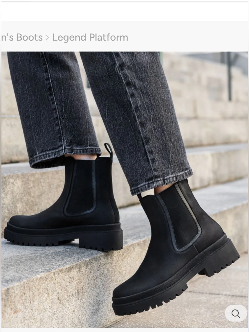 Unionbay Madden Girl Black Chelsea Platform Ankle Boots
